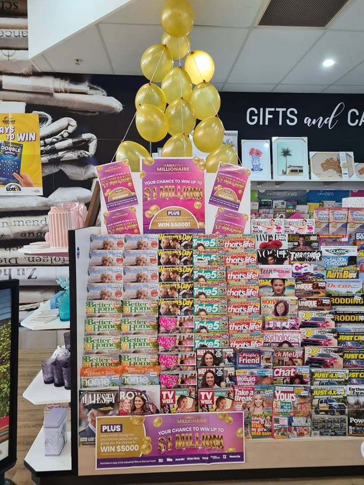 Yeppoon Central Lotto & News storefront on Park Street